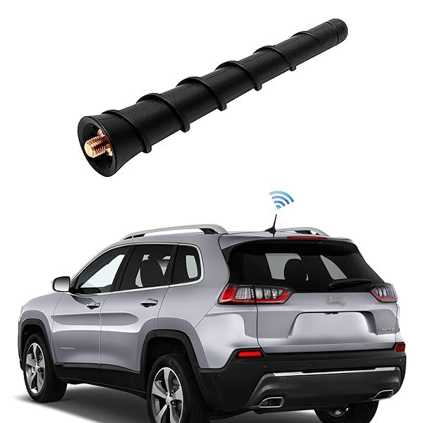 "Upgrade Your Jeep & Dodge: KSaAuto 4.5" Antenna for 2011-2024 Models - Perfect Replacement Accessory!"