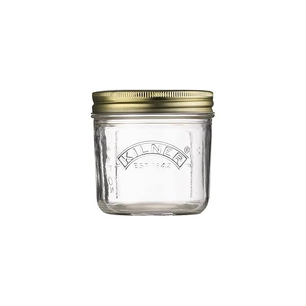 Kilner Wide Mouth Preserve Jar 0.2 Litre - Perfect for Homemade Jams & Pickles
