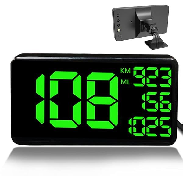 "Kingneed Truck GPS Speedometer: 9.5" Digital Display, Odometer, Overspeed Alarm & Total Mileage Tracking"