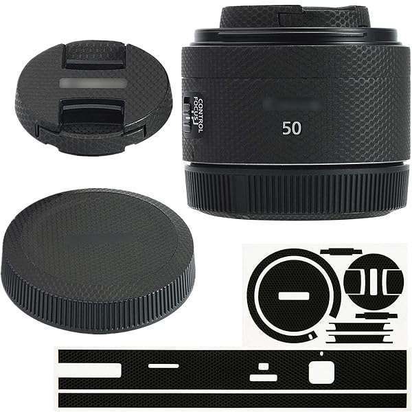 Protect Your Canon RF 50mm Lens: Kiorafoto Anti-Scratch Skin Cover for EOS R5, R6, RP - Matrix Black