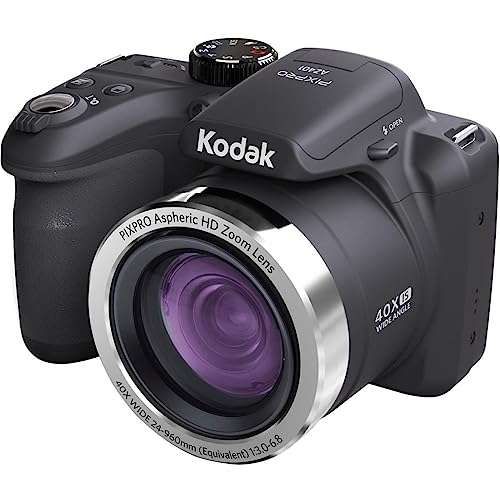 "Buy Kodak PIXPRO Astro Zoom AZ401-BK: 16MP Camera with 40X Zoom & 3" LCD - Perfect for Stunning Photos!"