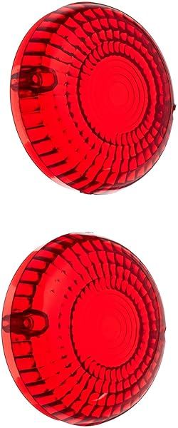 Upgrade Your Yamaha: Kuryakyn 2267 Red Turn Signal Lenses - Replacement Blinker Lights