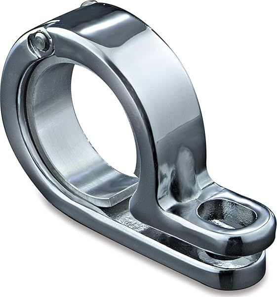 "Kuryakyn 4017 P-Clamp: Universal Chrome Motorcycle Lighting Hardware for 1-1/2" & 1-5/8" Engine Guards"