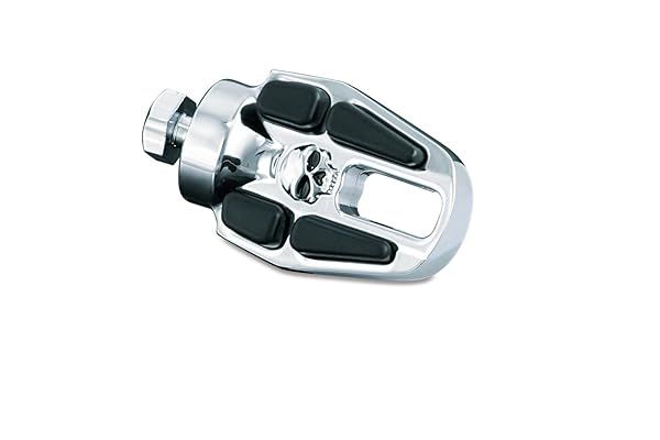 Shop Kuryakyn 4414 Zombie Shift Pegs for Harley-Davidson - Universal Chrome Motorcycle Footpegs