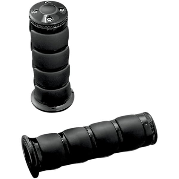"Buy Kuryakyn 6344 ISO Handlebar Grips - Universal Fit for 7/8" Sport Bikes, Gloss Black, Premium Comfort"
