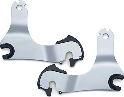 Upgrade Your 2014-19 Harley Touring: Kuryakyn 7093 Quick Release Backrest Mounts - Chrome Pair