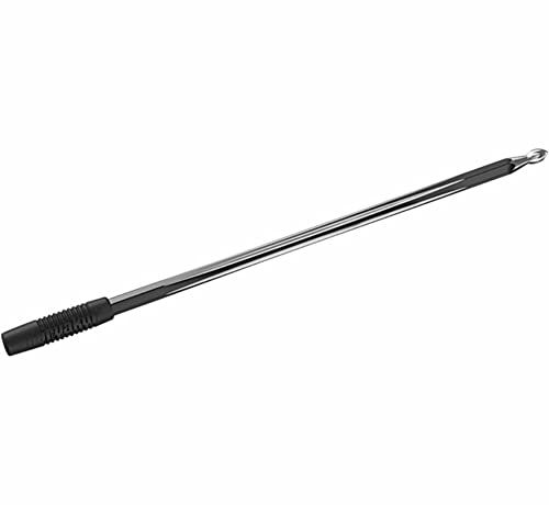 "Upgrade Your Ride: Kuryakyn 864 12" Billet Antenna for Harley, Indian & Victory Motorcycles - Two-Tone Black/Raw Aluminum"