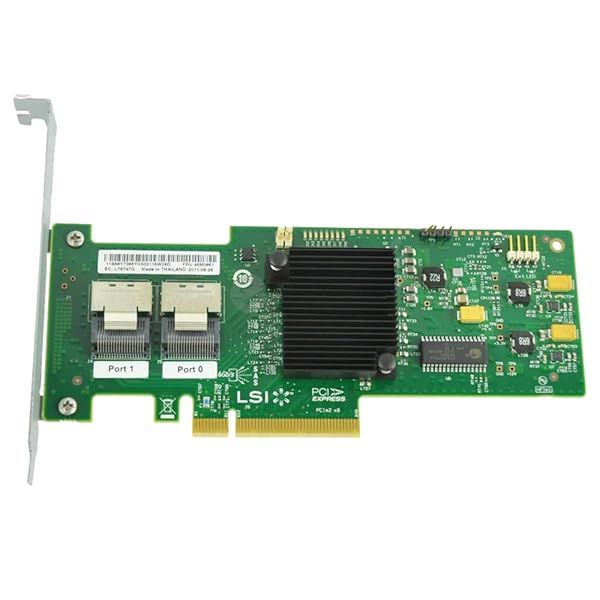 LSI 9220-8i M1015 RAID Controller Card: IT Mode for ZFS, FreeNAS & unRAID - PCIe 6Gbps HBA Expander