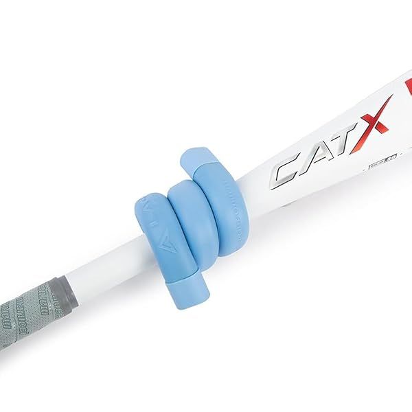 Enhance Your Game: Laceup Flexible Bat Weights for Baseball & Softball - 12oz Light Blue for Overload & Underload Drills