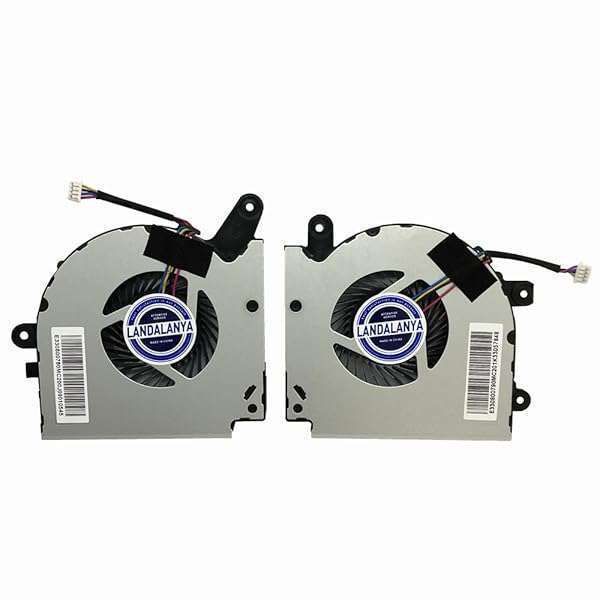 Landalanya Replacement Cooling Fan for MSI GF75 Thin 9SC-027, 8RC, 8RD, 9SD - High-Performance CPU & GPU Fan