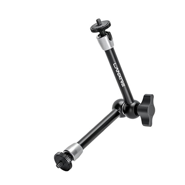"Lanxire 9.5" Adjustable Magic Arm for DSLR, LCD, Flash & LED - Versatile Friction Power Mount"