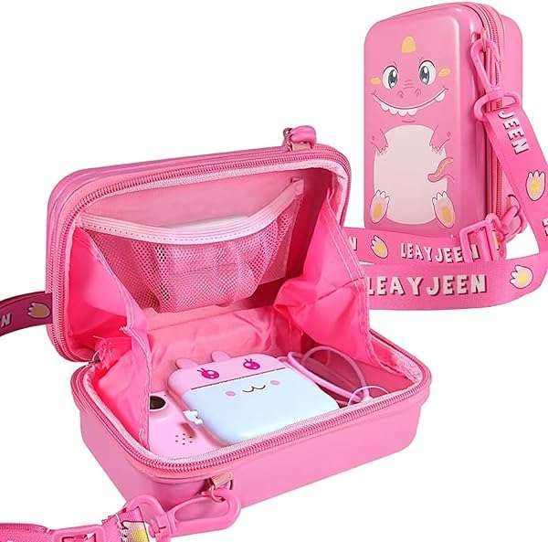Leayjeen Kids Camera Case for Dragon Touch, VTech KidiZoom & More - Perfect for Instant Print & Digital Cameras!