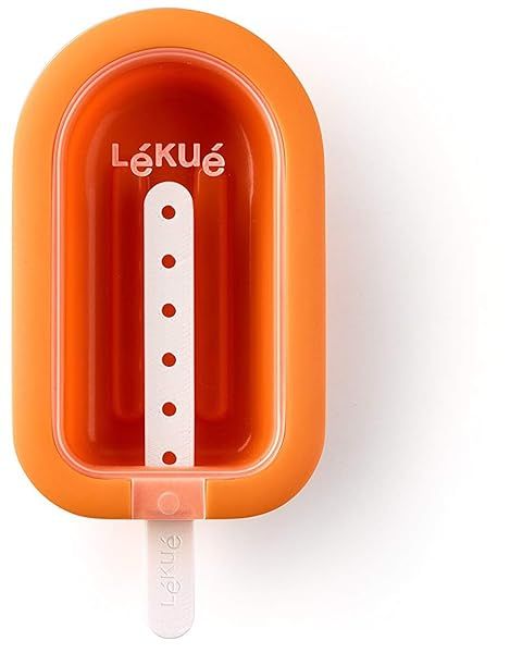 Buy Lekue LG Stackable Ice Pop Mold - Orange Lollipop Maker for Delicious Frozen Treats