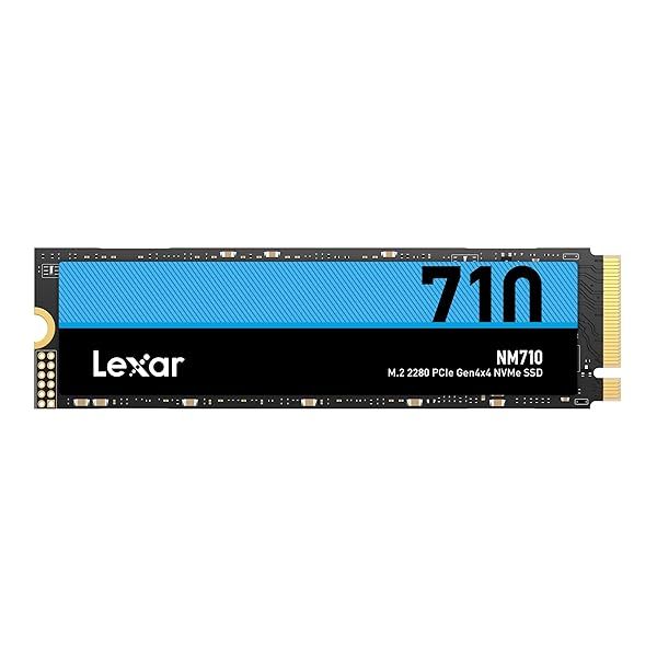 Lexar 1TB NM710 SSD: High-Speed PCIe Gen4 NVMe M.2 Drive Up to 5000 MB/s Read/Write Performance