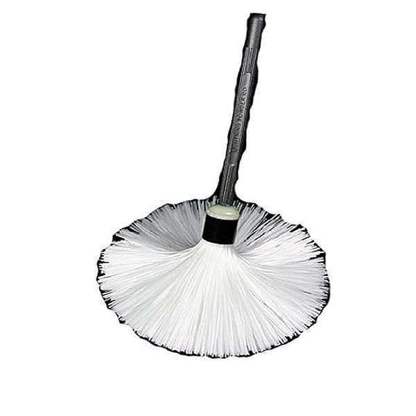 "Lightning Powder Zephyr Fiberglass Fingerprint Brush - 6.5" Professional Dusting Tool for Accurate Prints"