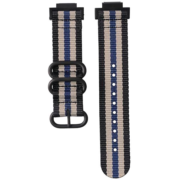 Buy Lijinlan Nylon Replacement Strap for Casio G-Shock DW-5600, DW-6900 & More - Blue/White Accessory
