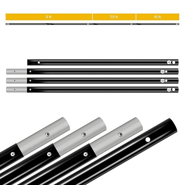 Buy LimoStudio Adjustable Backdrop Support Stand - 10ft to 5ft, No Wobble, Strong Structure, AGG3094