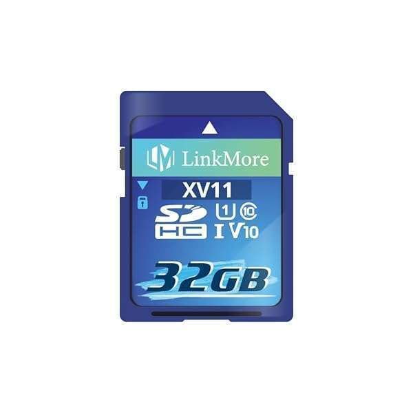 LinkMore XV11 32GB SDHC Card - Fast UHS-I Class 10 for Cameras & PCs, 96MB/s Read, 25MB/s Write Speed