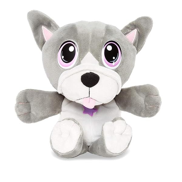 Little Tikes Rescue Tales Cuddly Pup Frenchie Plush Toy - Soft, Colorful Pet for Kids