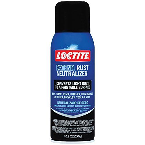 Loctite 633877 Extend Rust Neutralizer Aerosol - 10.25 Fl Oz, Light Gray | Fast-Acting Rust Treatment