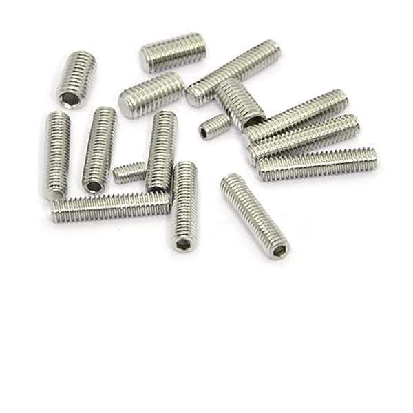Buy M5 x 16mm Stainless Steel Socket Set Screws - Hexagon Flat Head, Pack of 30 for Durable Fastening