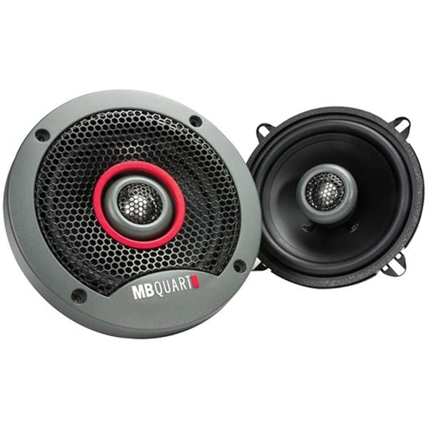 "MB Quart FKB113 5.25" Formula Series 2-Way Coaxial Speakers - High-Quality Sound in Gray"