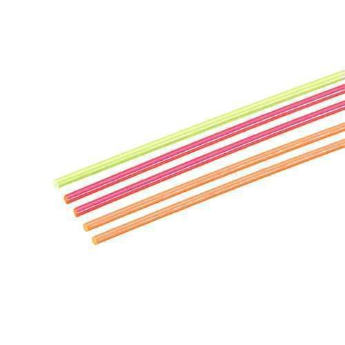 MECCANIXITY 1mmx20cm Fiber Optic Rods Set of 5 - Red, Green, Orange PMMA for Sight Filament