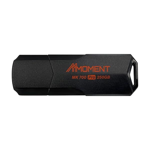 MMOMENT MK700 250GB USB 3.2 Gen2x1 Flash Drive - 600MB/s Read & 500MB/s Write Speed Thumb Drive