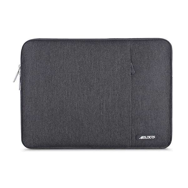 "Buy MOSISO 15" Laptop Sleeve Bag for MacBook Air/Pro, Surface Laptop & Dell XPS - Stylish Space Gray Vertical Case"