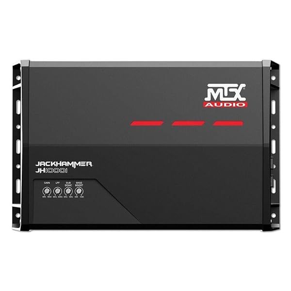 MTX Audio JH10001 Jackhammer 1000W Monoblock Class-D Car Amplifier - Powerful Sound Upgrade