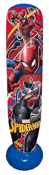"Marvel Spider-Man 60" Bop Bag - Fun Red Inflatable Punching Bag for Kids & Adults"
