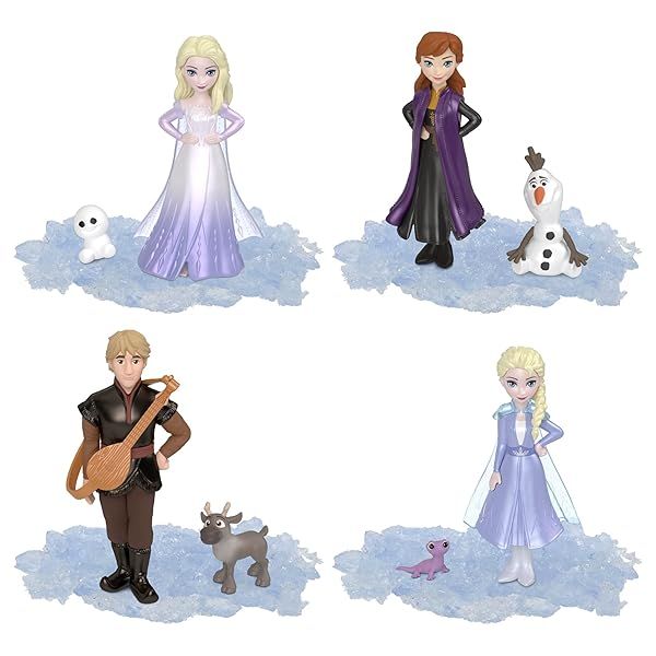 Mattel Disney Frozen Ice Reveal Doll Set: 1 Doll, Squishy Gel & 6 Surprises - Perfect Gift for Kids!