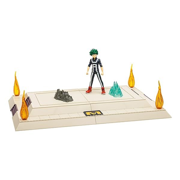 McFarlane Toys My Hero Academia Sports Festival Arena with Midoriya Figure - Ultimate Role Play Set