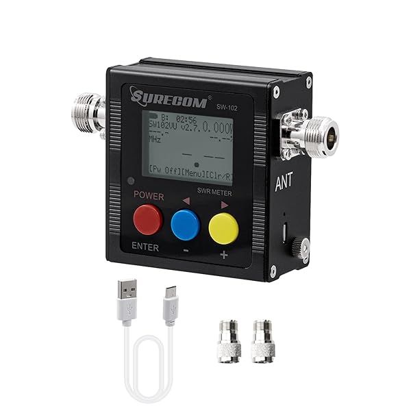 McBazel Surecom SW-102: Top Digital VHF/UHF Antenna Power & SWR Meter (125-525MHz)