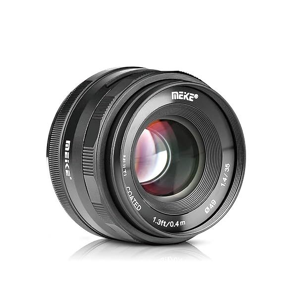 Meike 35mm F1.4 Manual Focus Lens for Micro Four Thirds: Compatible with Olympus, Panasonic, BMPCC, GH6, OM-1