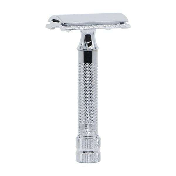 Merkur Mk34c Double Edge Razor: Heavy Duty Short Handle for a Superior Shave