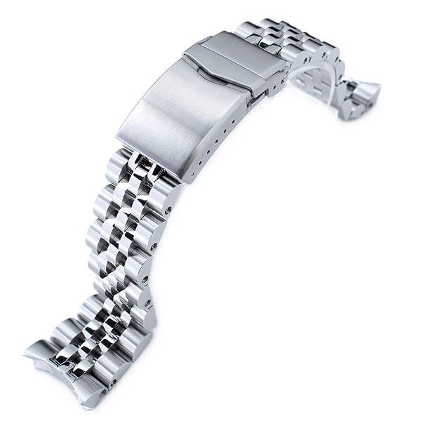 MiLTAT 22mm Watch Band for Seiko 5 Sports SRPD51 SRPD55 SBSA003 - Angus-J Louis Screw-Links