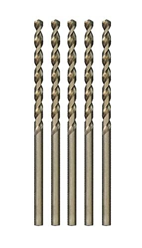 Milwaukee 48-89-2305 Thunderbolt Cobalt Drill Bit Set - 1/8-Inch, Pack of 5 for Precision Drilling