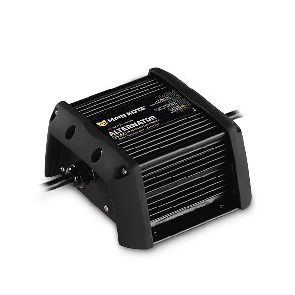 Buy Minn Kota 1 Bank On Board Alternator Marine Battery Charger - 10 Amps, Black | Fast Shipping & Best Price!