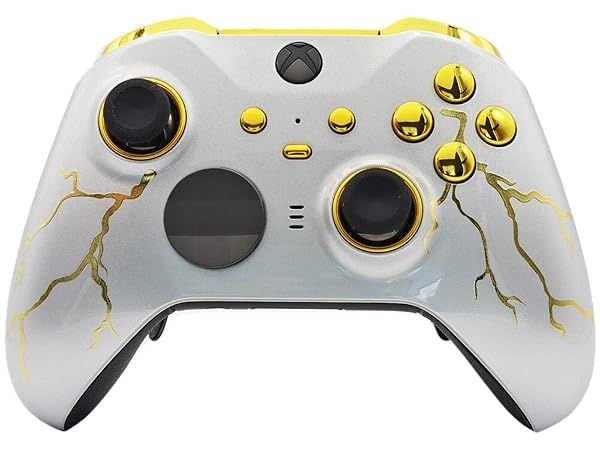 Modded Zone UN-MODDED Custom Controller for Xbox ONE Elite Series 2 - Gold Thunder Edition