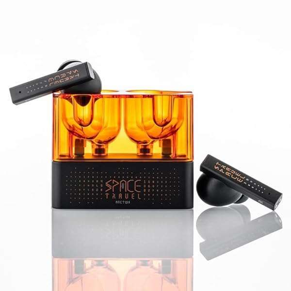 Moondrop Space Travel TWS Earphones: Bluetooth 5.3, Noise Canceling, True Wireless IEMs in Black