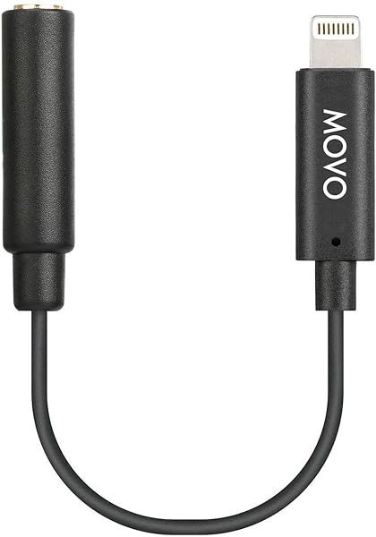 Buy Movo IMA-1 TRRS Microphone Adapter for iPhone & iPad - Lightning Connector Dongle for Pro Audio