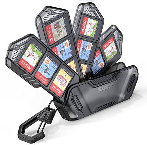 Portable Mumba 12 Switch Game Card Case Holder - Exquisite Hard Shell for Nintendo Switch, OLED & Lite Games