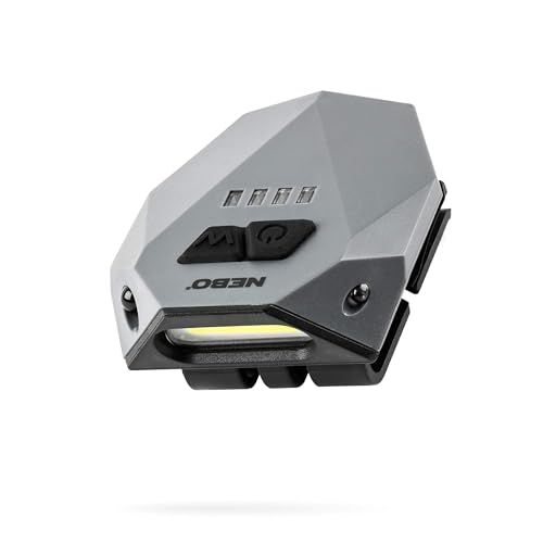 NEBO Einstein Cap Light: 50 Lumen Rechargeable Light with 18-Hour Battery Life - Perfect for Outdoor Adventures