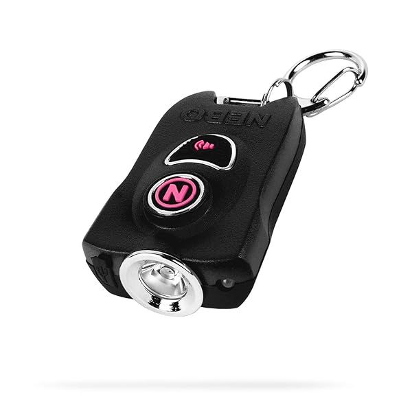 NEBO MYPAL Keychain Light: 400 Lumen Rechargeable Light & 115dB Safety Alarm - Compact & Portable