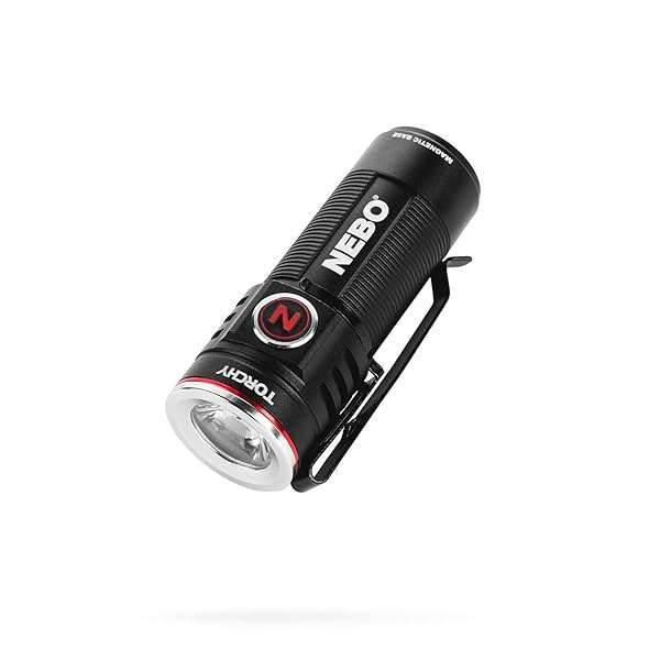 NEBO Torchy 1000-Lumen Rechargeable Flashlight: EDC, Camping & Hiking Essential with 5 Modes, Water-Resistant & Impact-Proof