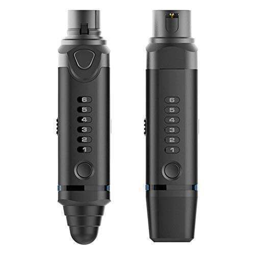 NUX B-3 Wireless Microphone System: Compact XLR Transmitter & Receiver, 100ft Range, Rechargeable, 2.4GHz - Perfect for Professionals!