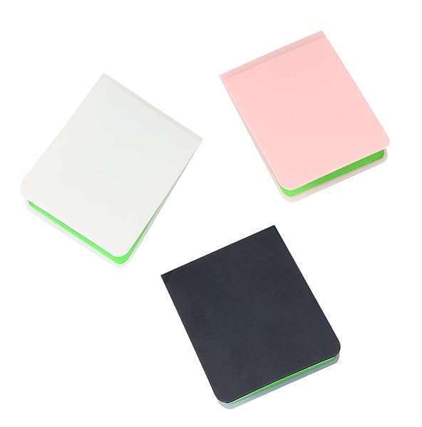 Omeet Nano Suction Phone Holder - 3 Pack (Black, White, Pink) - Stick Your Device Anywhere!