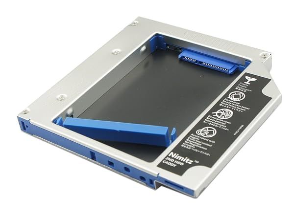 Upgrade Your iMac & Mac Mini: Nimitz 2nd HDD SSD Hard Drive Caddy for A1311, A1312, A1283, A1347