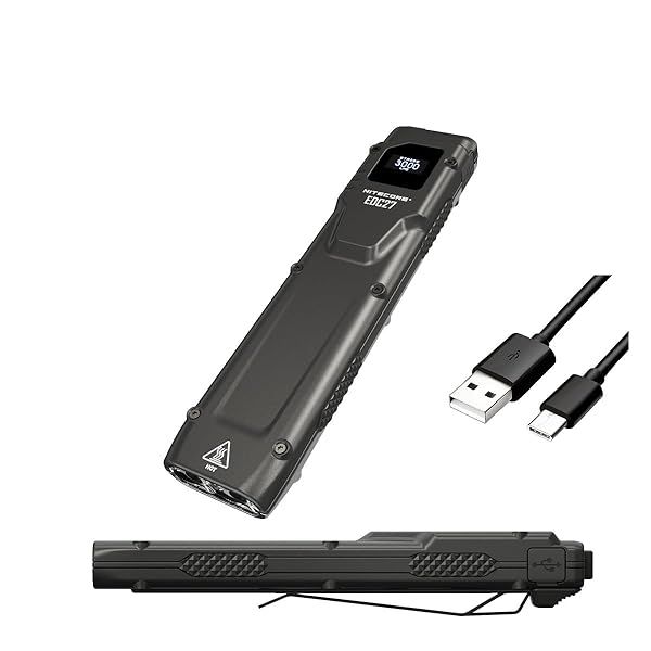 Buy Nitecore EDC27 Rechargeable Flashlight - 3000 Lumens & Eco-Sensa USB-C Charging for Ultimate Everyday Carry